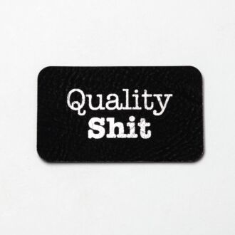 Leatherette label 