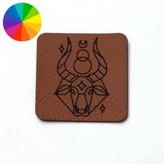 Leatherette label 