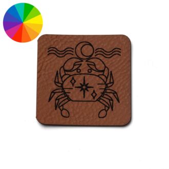 Artificial leather label 