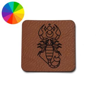 Leatherette label 