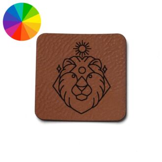 Leatherette label 