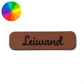 Leatherette label 