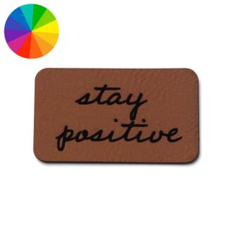 Leatherette label 