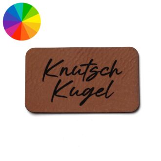 Leatherette label 