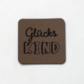 Faux leather label 