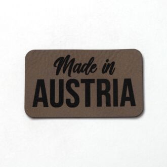Imitation leather label 
