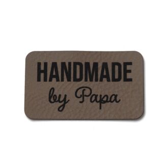 Imitation leather label 
