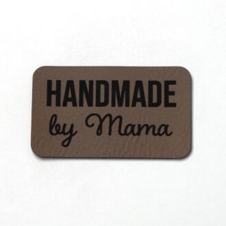 Faux leather label 