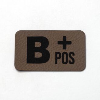 Imitation leather label 