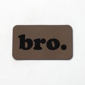 Imitation leather label 