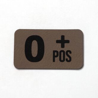 Imitation leather label 