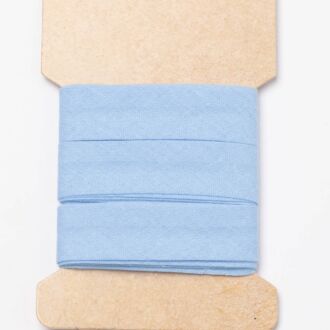 3m Baumwoll-Schrägband (20mm) hellblau