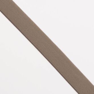 2,5cm Gummiband dunkles taupe