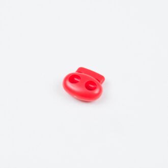 4mm Kordelstopper Duo hellrot