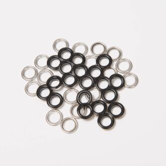 BabySnap Ösen mit Scheiben 11mm schwarz 