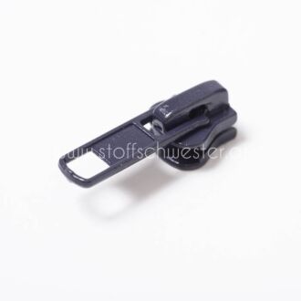 5mm PROFIL Automatik-Schieber navy (3 Stück)