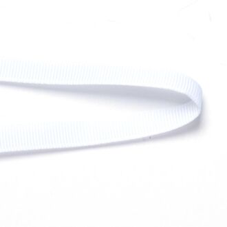 9mm Ripsband weiß