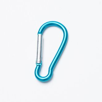 59mm Aluminium-Karabiner türkis