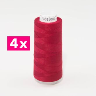Amann-Mettler Trojalock Overlockgarn No. 120, 4x 2500m/gleiche Farbe - torero
