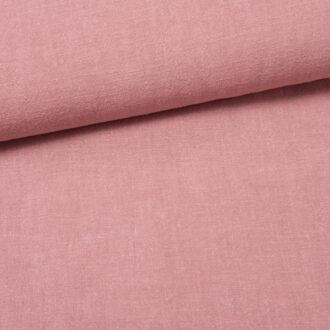 Stonewashed linen dusky pink