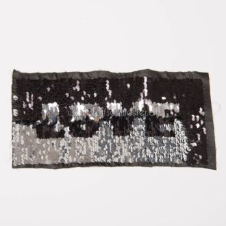Wendepailletten LOVE schwarz/silber