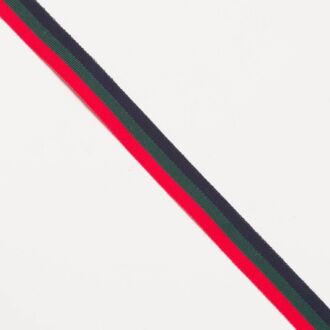 15mm Ripsband/Webband rot/grün/blau