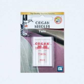 Organ twin needle 80/2.0 mm blister pack