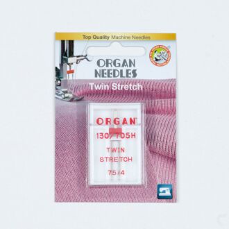 Organ twin needle Stretch 75/4.0 mm blister pack