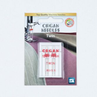 Organ twin needle 80/2.5 mm blister pack