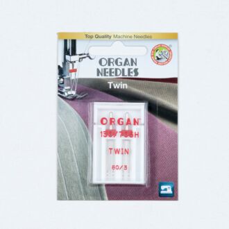 Organ twin needle 80/3.0 mm blister pack