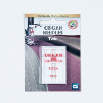 Organ twin needle 80/4.0 mm blister pack