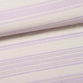 *SALE* Ibiza Stripes Baumwoll-Viskose-Jacquard Voile flieder