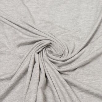 Bamboo jersey light gray heathered