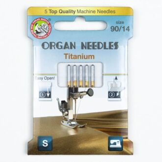 Organ sewing machine needles Titanium 90 Eco Pack