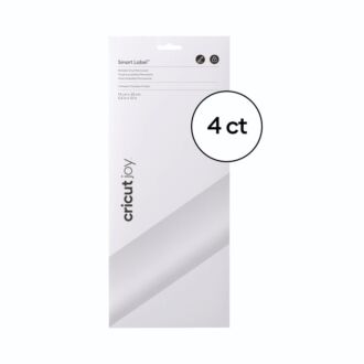 Cricut Joy Smart Label Permanent - beschreibbares Vinyl - 4 Blatt (Weiß)