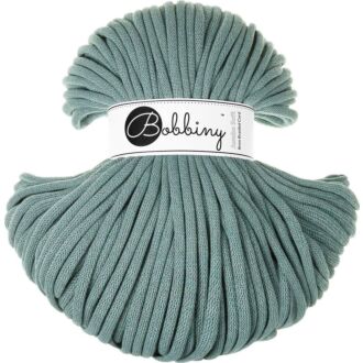 Bobbiny 8mm soft braided cord laurel (100m)
