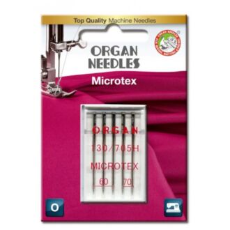 Organ sewing machine needles Microtex assortment 60-70 blister pack