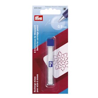 Prym replacement refills for lead pencil, white