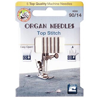 Organ sewing machine needles Top Stitch 90 Eco Pack