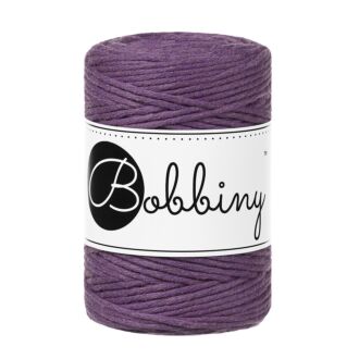 Bobbiny 1.5mm macrame cord violet (100m)