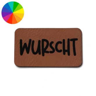 Imitation leather label 